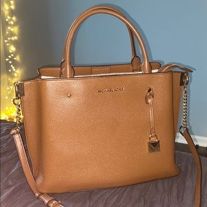 Michael Kors Arielle Large Satchel Leather Purse